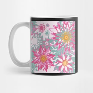 Graphical floral pattern Mug